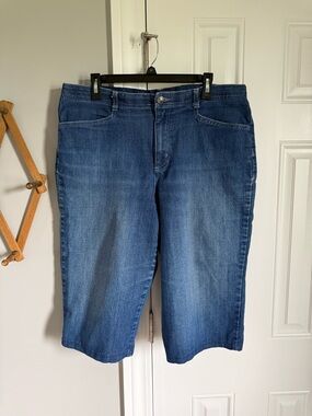 Gloria Vanderbilt Blue Denim Capris
